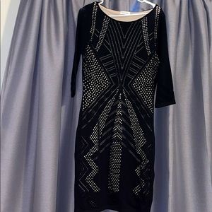 Calvin Klein form fitting cocktail dress